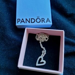 Pandora Heart Pendant Necklace